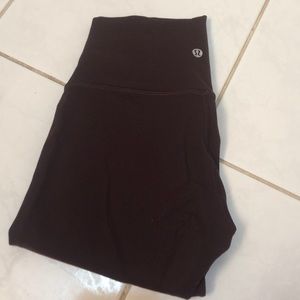 Dark maroon x -small full length leggings